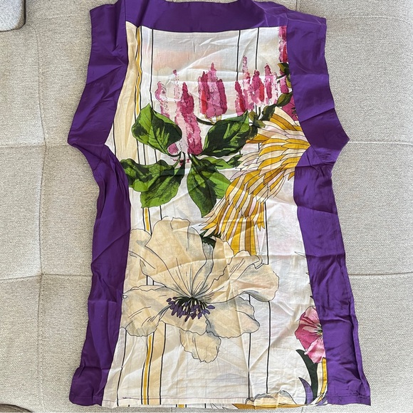 Sugar Lips Silk Tunic Size Small - Picture 2 of 6